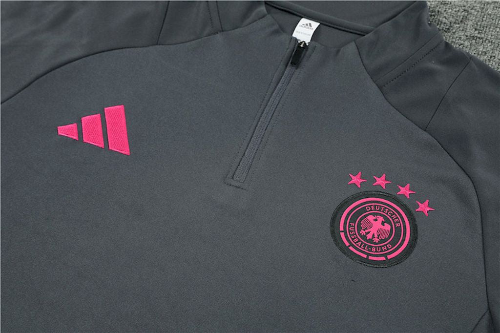 Suéter adulto com zíper e calça Alemanha 2024/25 14001