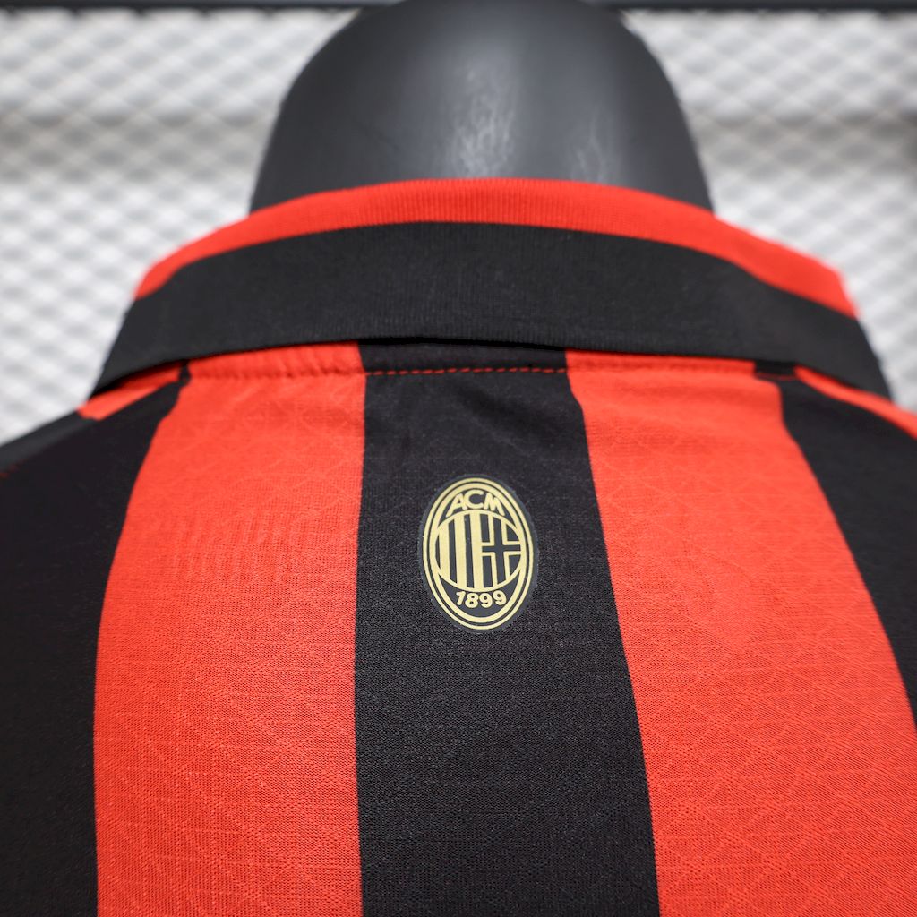 Ac Milan 2024/25 125Th Anniversary Edition Retro Long Sleeves Jersey Player Version