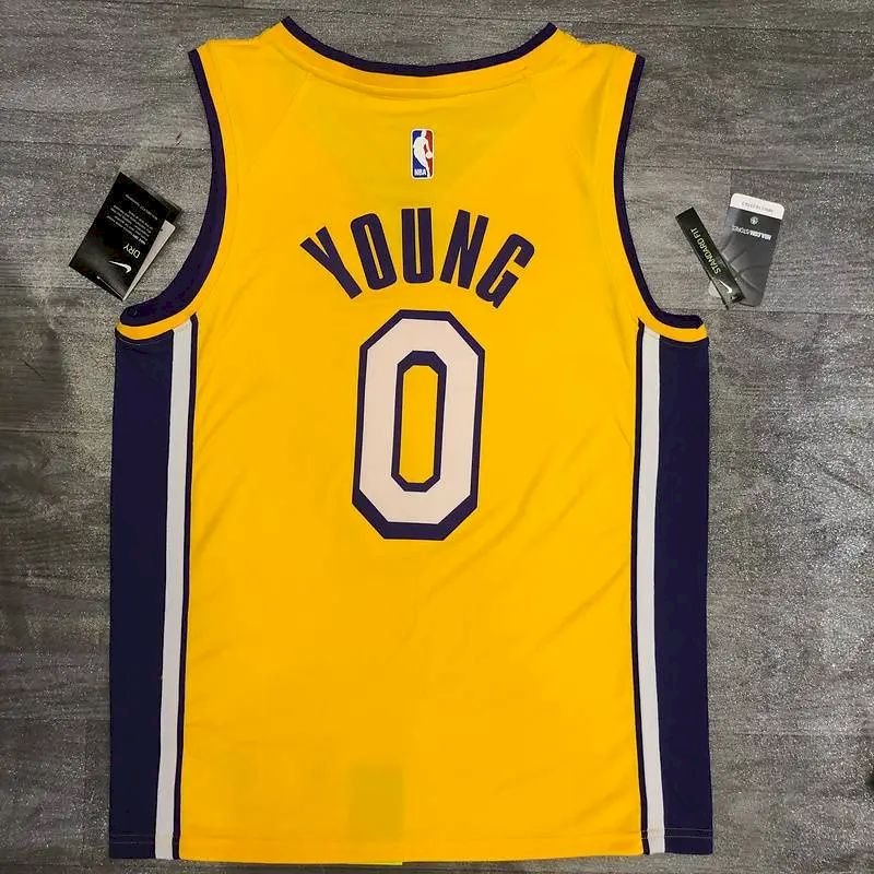 Nick Young Men’s Yellow Player Version Jersey – Retro Classic Edition