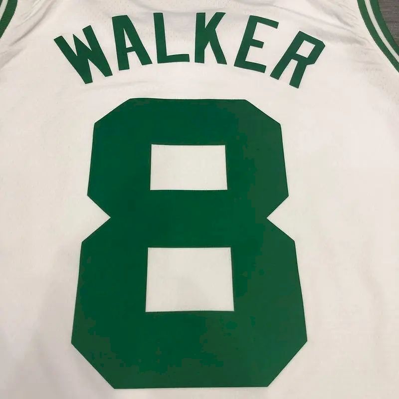 Kemba Walker White Men’s Player Version Jersey-Association Edition