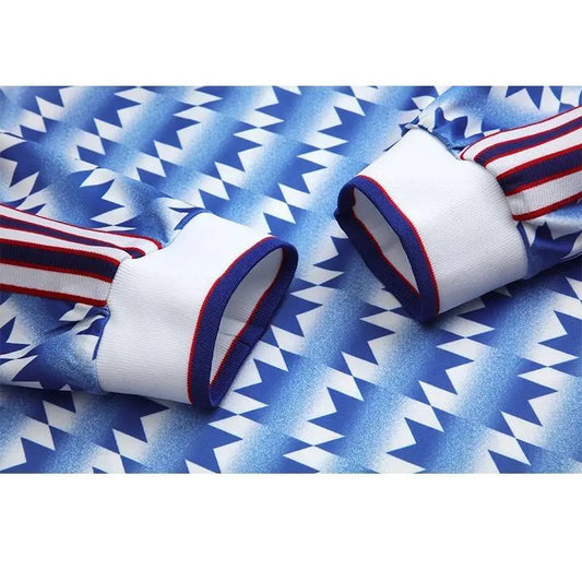 Camisa retrô de mangas compridas reserva do Manchester United 1990/92