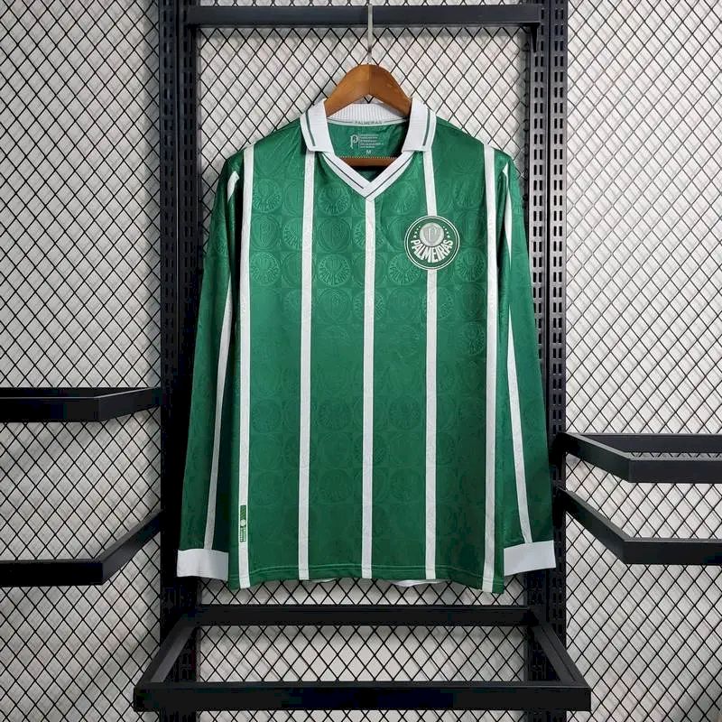 Camisa Palmeiras Home 1993 Manga Longa Retrô