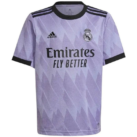 Kit reserva infantil do Real Madrid 2022/23