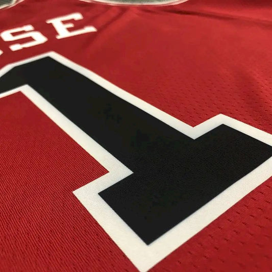 Camisa Derrick Rose Vermelha Masculina – Edição de 75º Aniversário