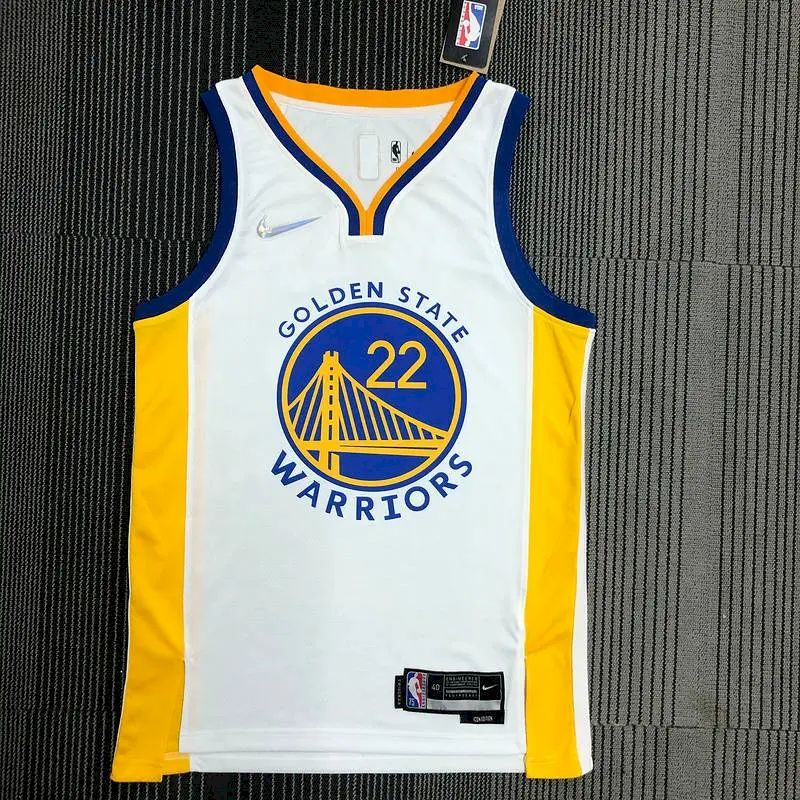 Camisa branca masculina Andrew Wiggins Team – Edição de 75º aniversário