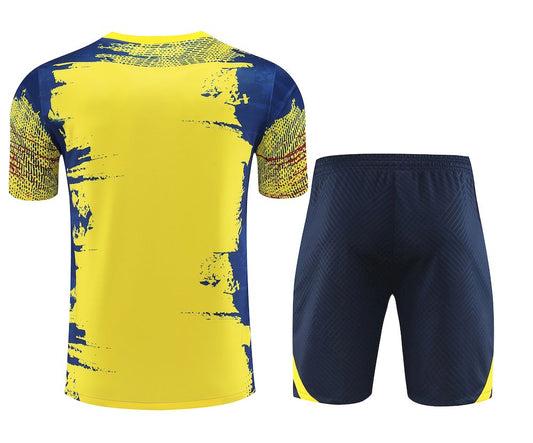 Camisa de treino adulto Barcelona 2023/24 + short 418