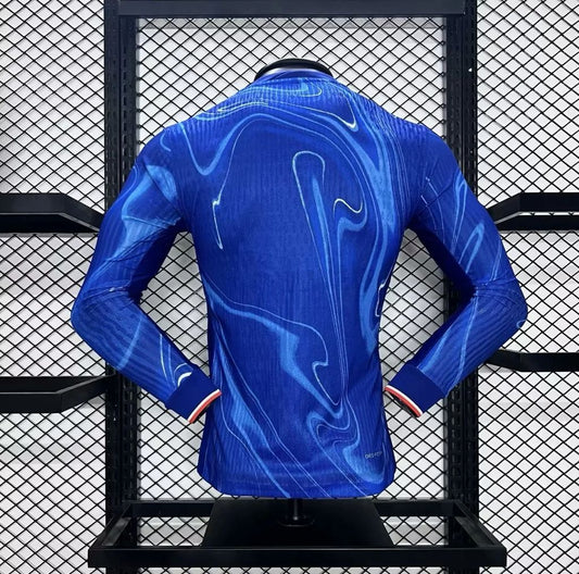 Men's Chelsea 2024/25 Home Long Sleeves Jersey Player Version