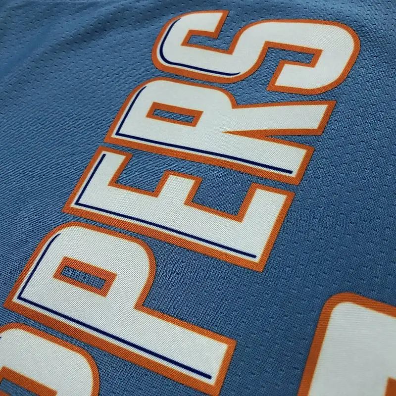 Camisa masculina Kawhi Leonard Swingman azul – Edição City