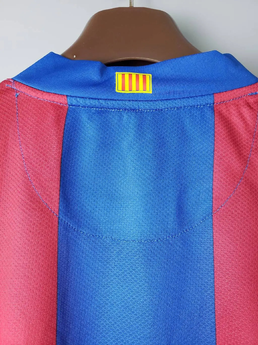 Barcelona 2007/08 Home Long Sleeves Retro Jersey