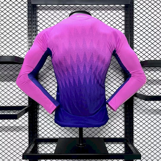 Men's Germany 2024/25 Away Long Sleeve Jersey Player Versi
