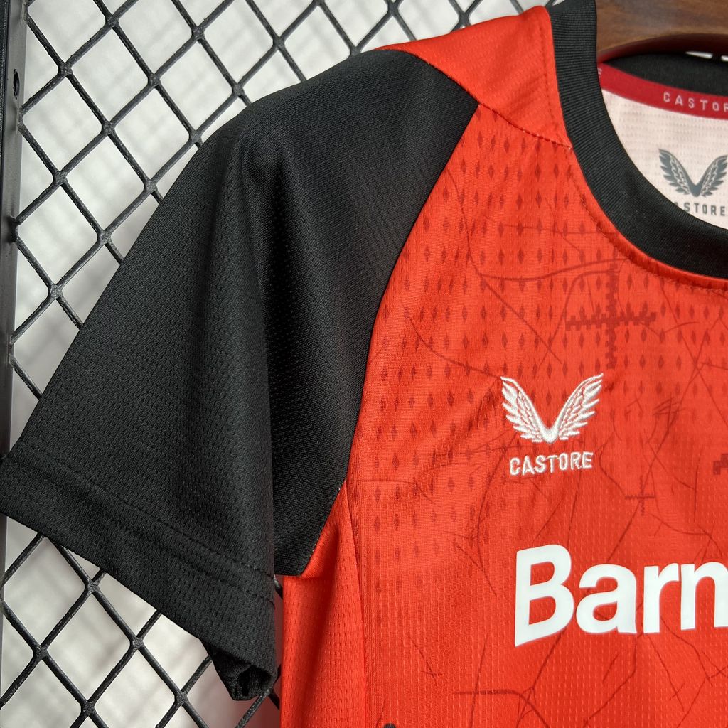 Bayer 04 Leverkusen 2024/25 Home Kids Kit
