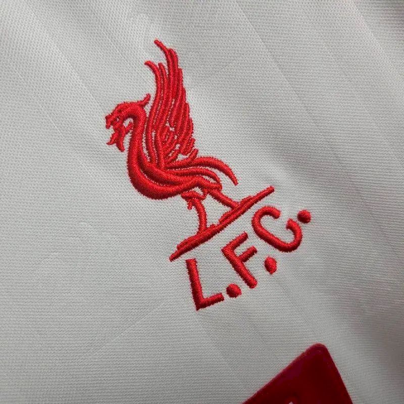 Camisa retrô reserva do Liverpool 1985/86