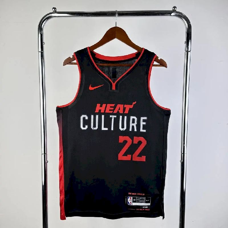 Men’s 2024 Jimmy Butler Black Team Jersey – City Edition