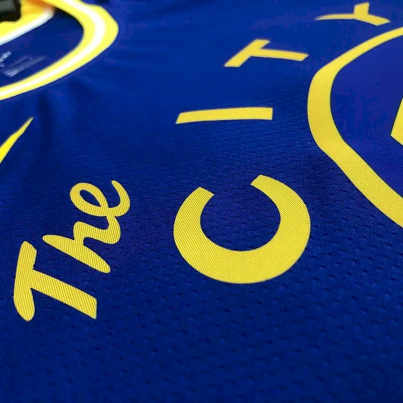 Stephen Curry Men’s Blue Player Version Jersey – Classic Edition