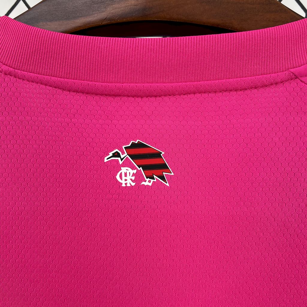 Camisa de goleiro rosa Flamengo 2025/26