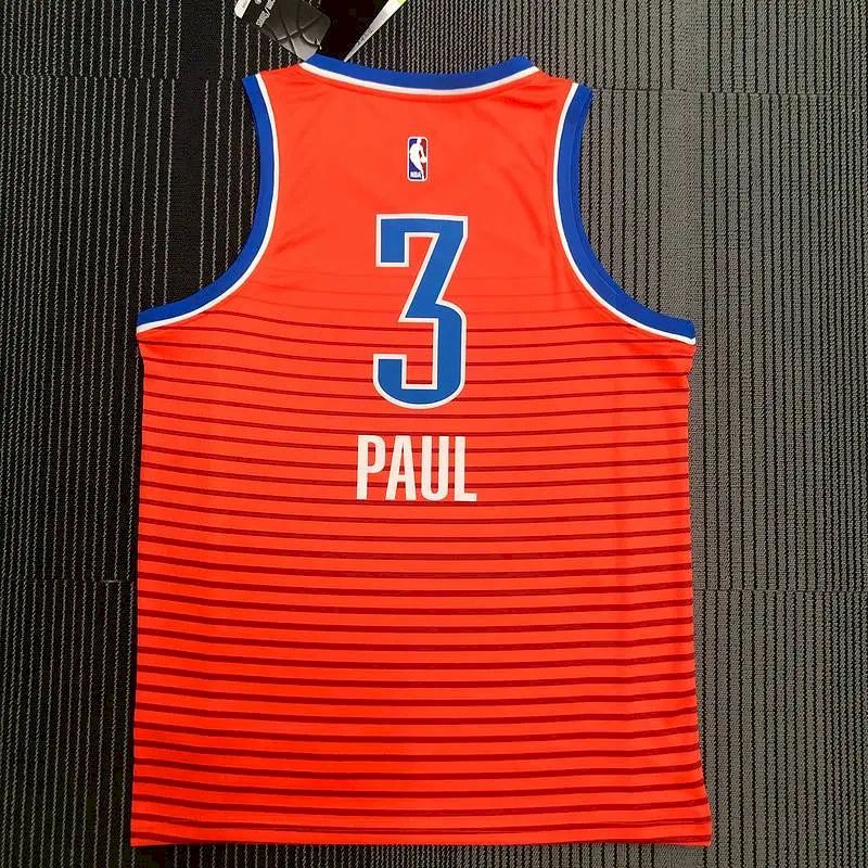 Camisa laranja masculina Chris Paul Swingman – Edição Statement