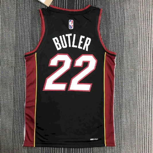 Men’s Jimmy Butler Black Team Jersey – 75th Anniversary Edition