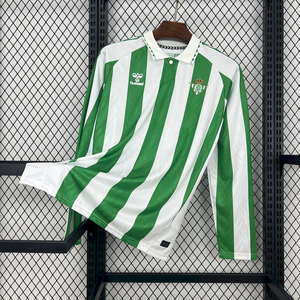 Camisa Real Betis Home 2024/25 de manga comprida