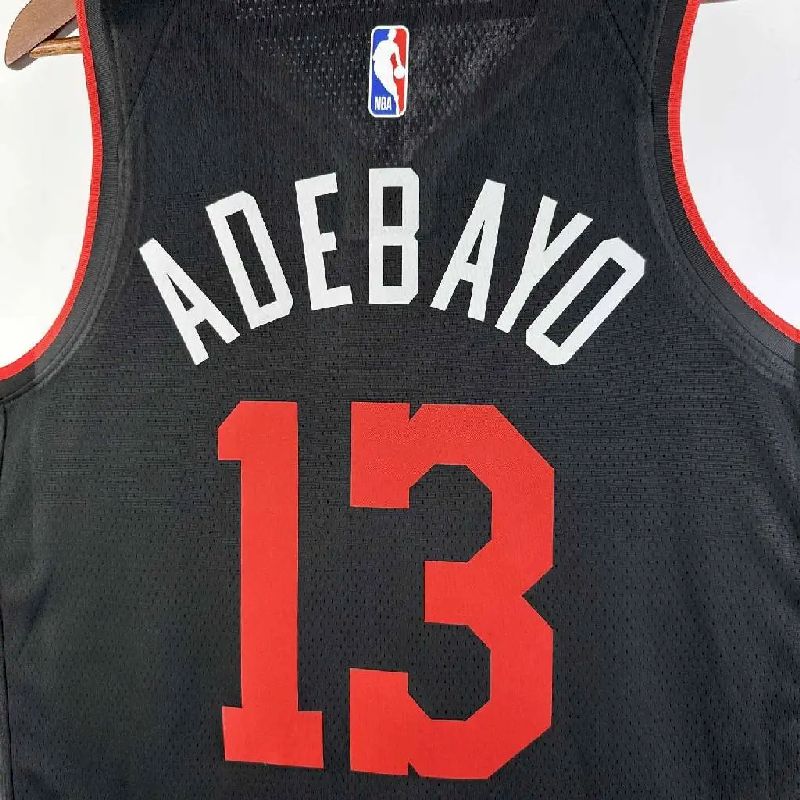 Camisa preta masculina Bam Adebayo 2024 - Edição City