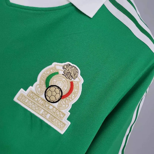 Camisa retrô da seleção do México para a Copa do Mundo de 1986