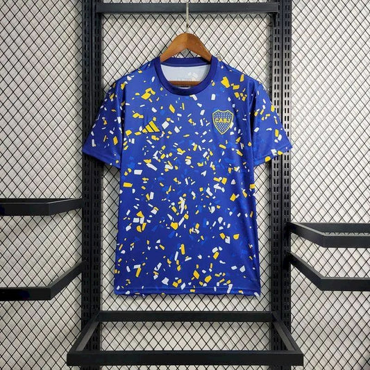 Camisa de treino pré-jogo do Boca Juniors 2023/24