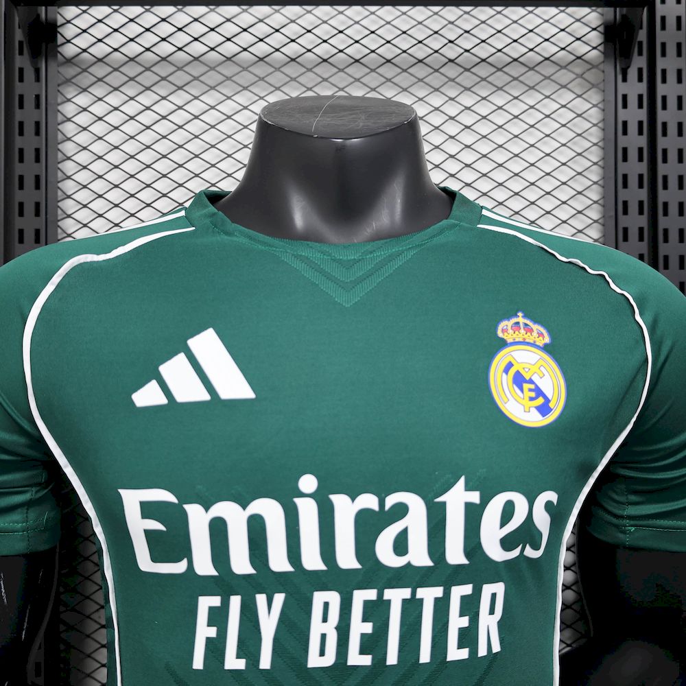 Real Madrid 2025/26 Green Special Edition Jersey Player Version