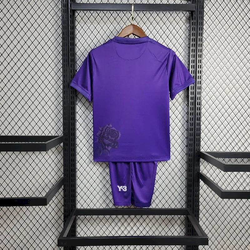 Kit Infantil Edição Especial Real Madrid 2024/25 Y 3 Rosa