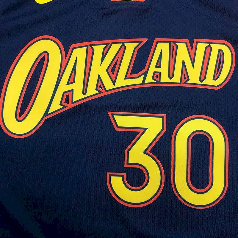 Camisa Swingman Stephen Curry 2020-21 Azul Marinho Masculina – Edição Cidade