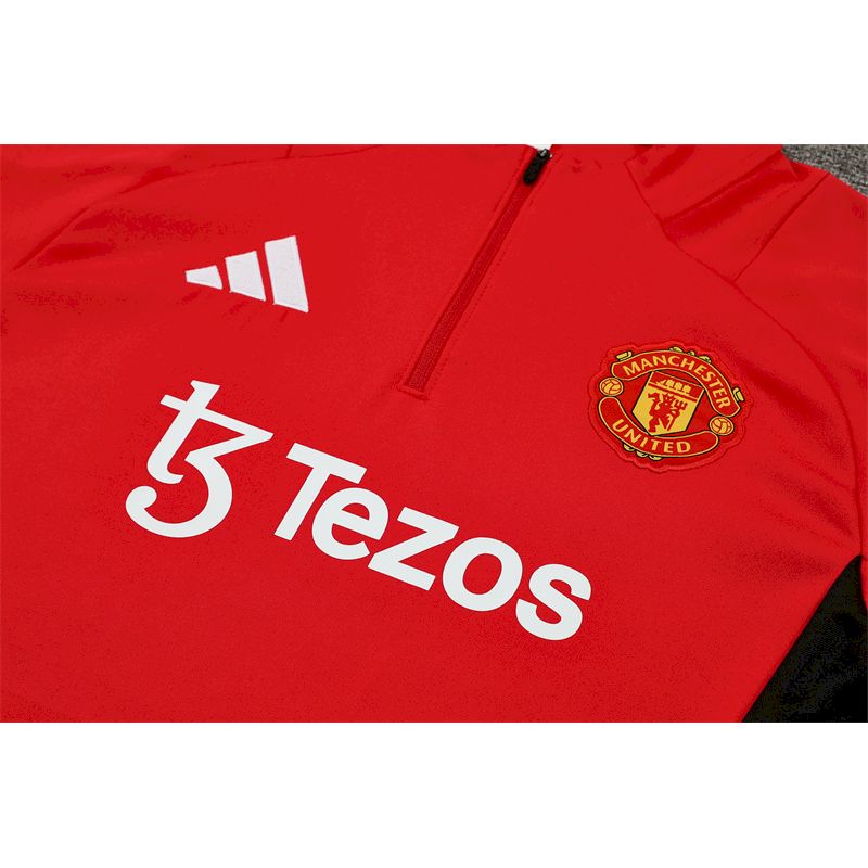 Suéter e calça adulto Manchester United 2024/25 com zíper 14001