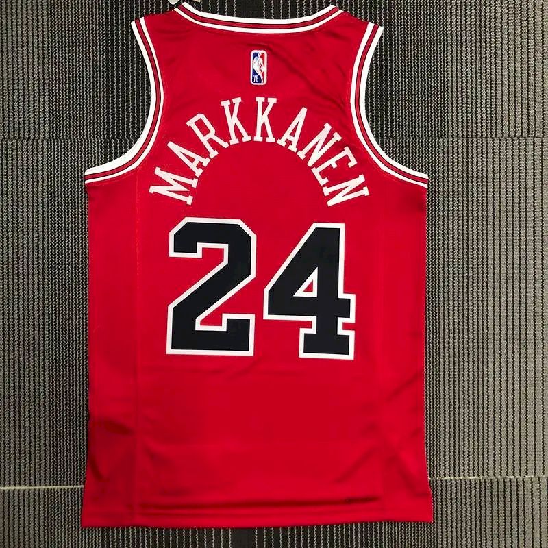 Camisa vermelha masculina Lauri Markkanen – Edição de 75º aniversário