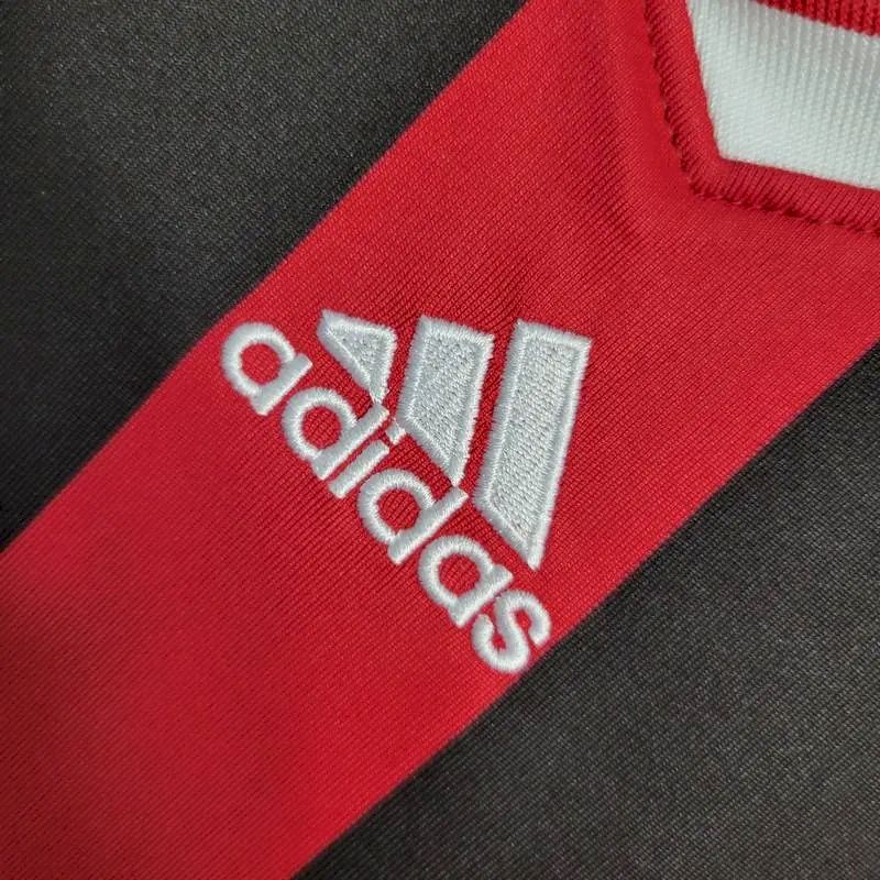 Camisa retrô de mangas compridas do AC Milan 2009/10