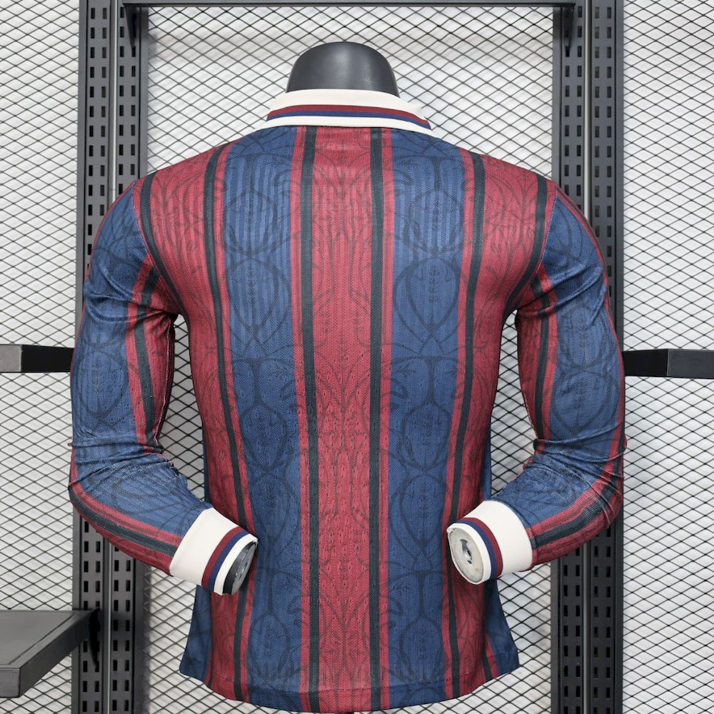 Barcelona 2025/26 Modernist Long Sleeves Jersey Player Version