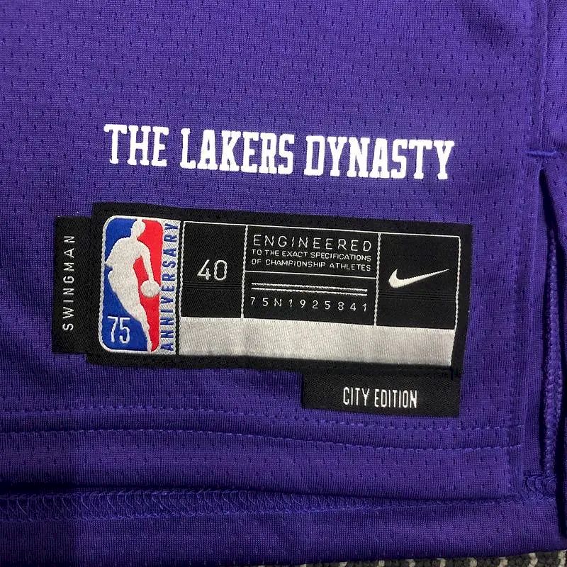 Men’s LeBron James Yellow Team Jersey – 75th Anniversary Edition