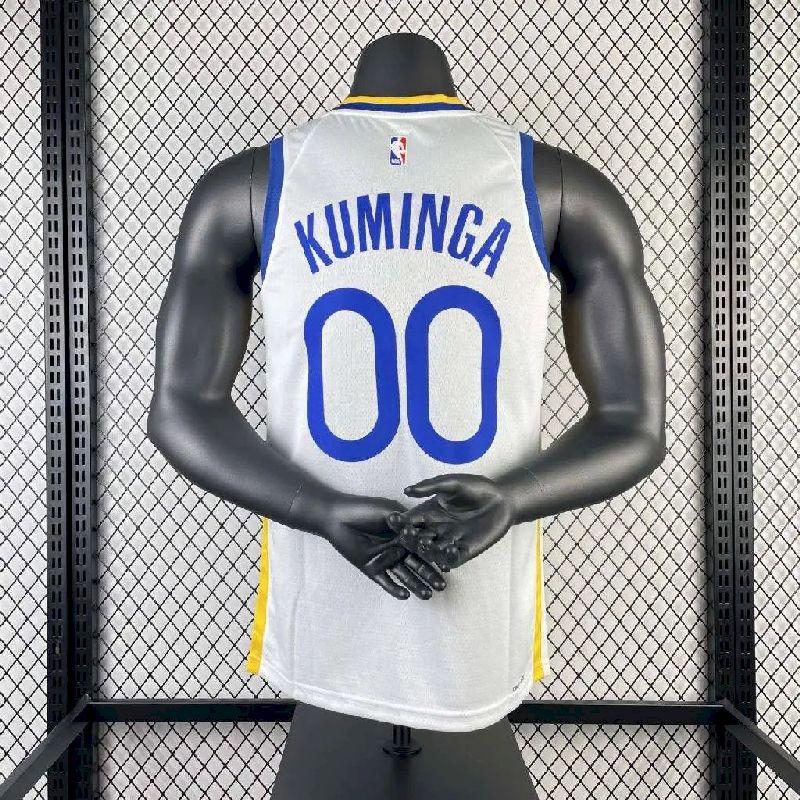 Camisa branca masculina Jonathan Kuminga