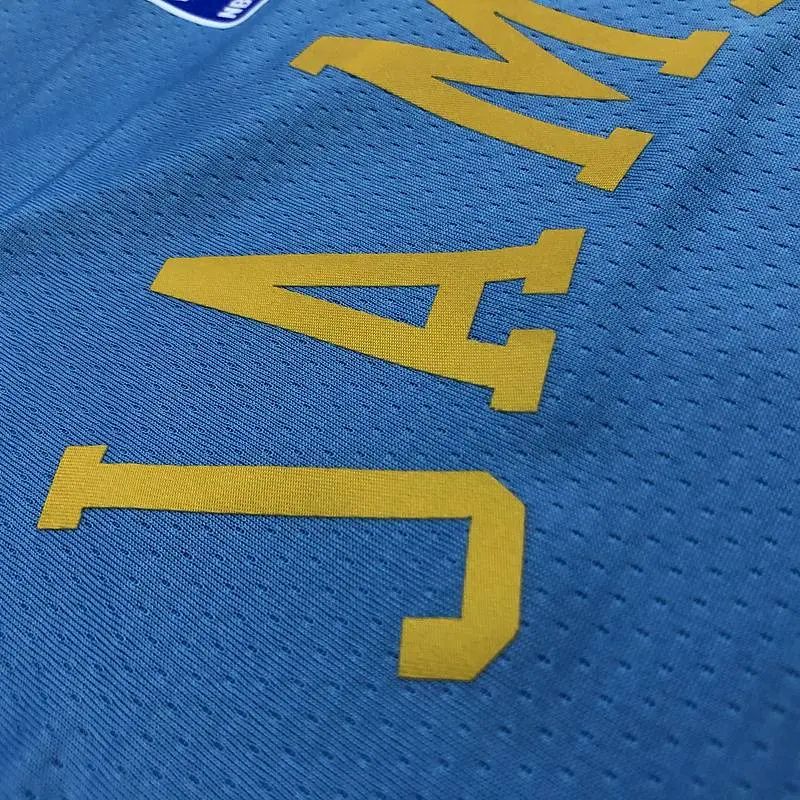 Camisa Swingman Masculina Azul LeBron James – Edição Clássica MPLS