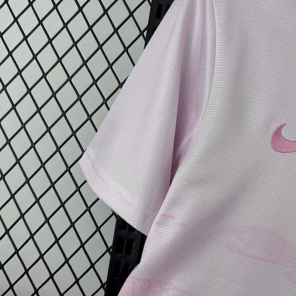 Men's Brazil 2025/26 pink white Jersey