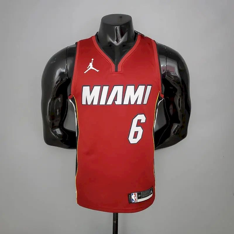 Men’s LeBron James Red 2020-21 Swingman Player Version Jersey – Statement Edition
