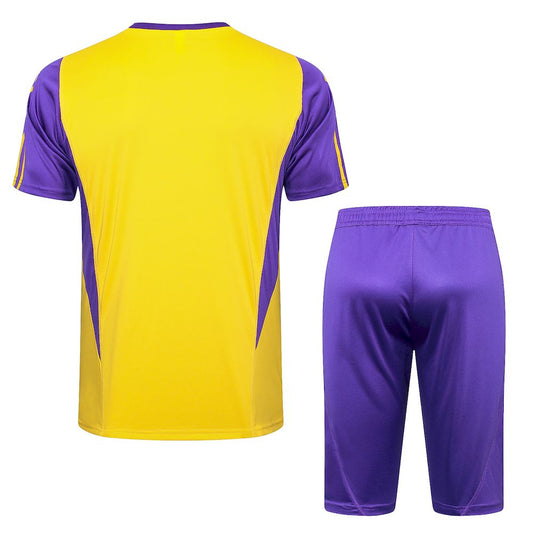 Camisa de treino adulto do Real Madrid 2024/25 + short 3/4 815