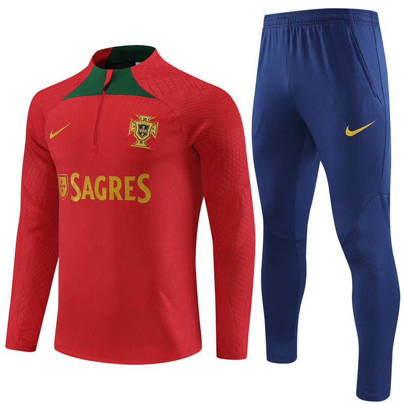 Portugal 2024/25 Half-Zip Adult Sweater+Pant 14001