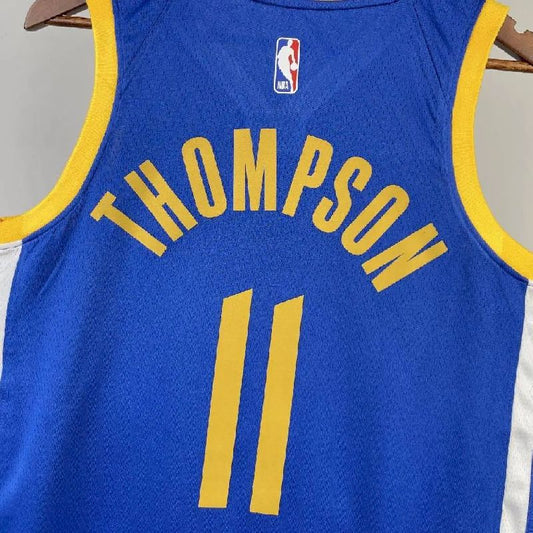 Camisa azul reserva masculina Klay Thompson