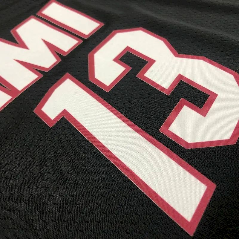 Men’s Bam Adebayo 2020-21 Black Swingman Player Version Jersey – Icon Edition