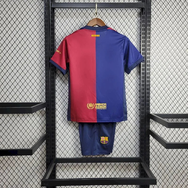 Barcelona 2024/25 Home Kids Kit