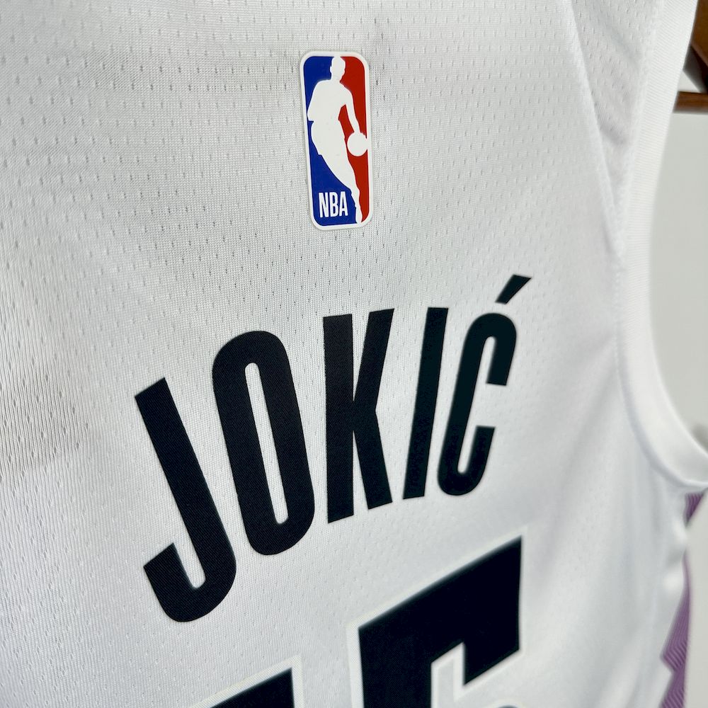 Denver Nuggets 2024/25 City Edition White Color JOKIC#15