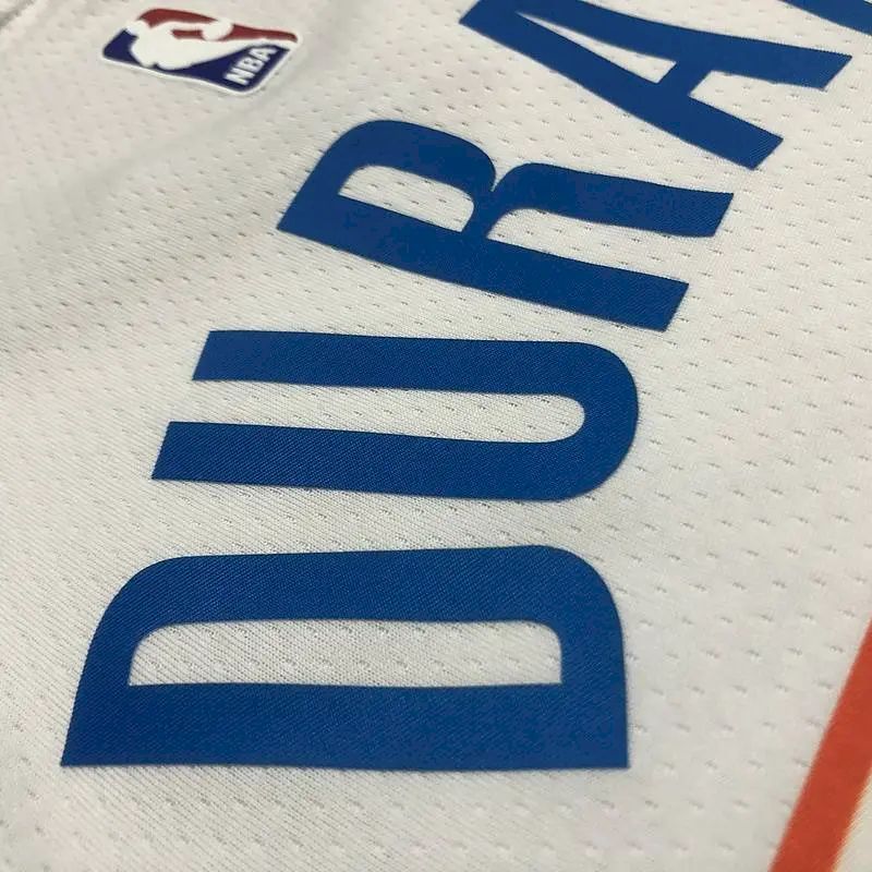 Camisa branca masculina Kevin Durant Swingman – Edição Associação