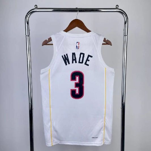 Men’s Dwyane Wade White Team Jersey – City Edition