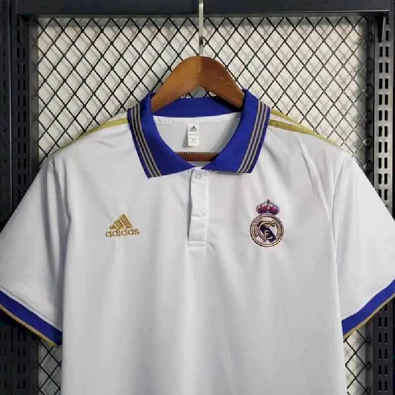 Real Madrid 2023/24 White Polo