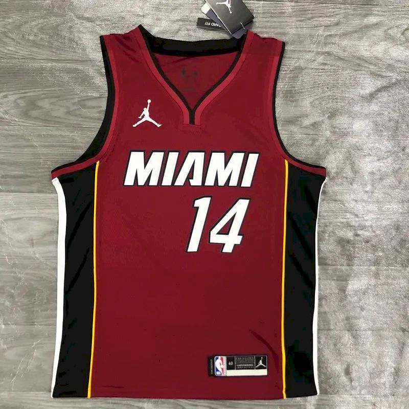 Men’s Tyler Herro Red 2020-21 Swingman Player Version Jersey – Statement Edition