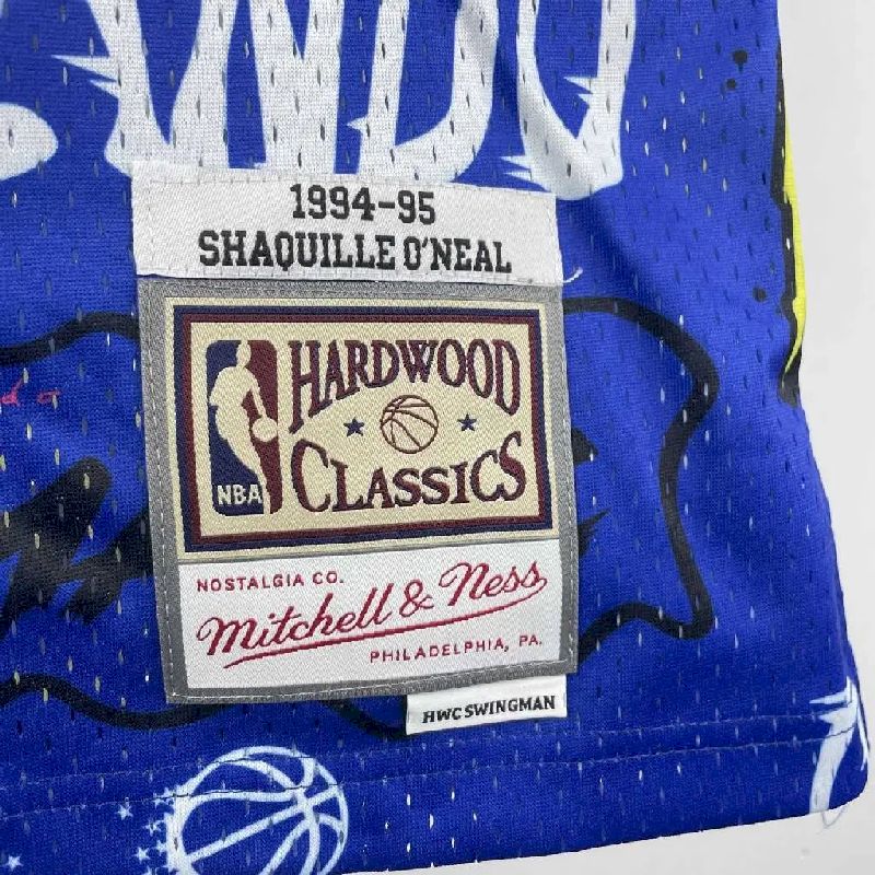 Camisa masculina M&N 1994/95 Shaquille O'Neal retrô