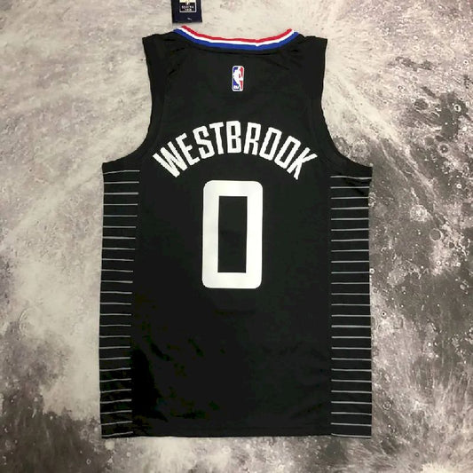 Camisa preta masculina Russell Westbrook Team – Edição Statement