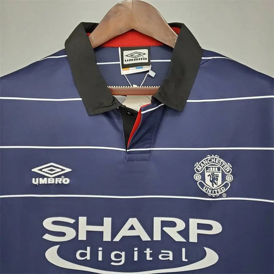 Camisa retrô reserva do Manchester United 1999/00